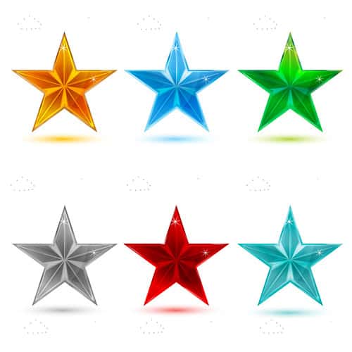 Colourful Stars Icon Pack